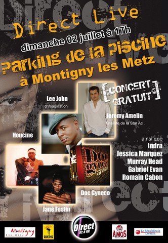 Houcine en concert le 2 juillet à Montigny les metz